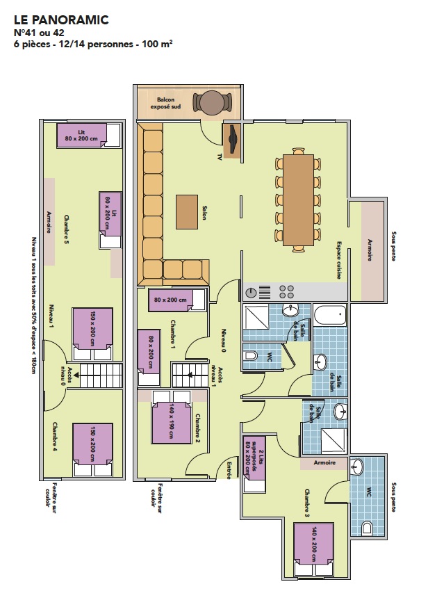 Appartement 12 personnes Panoramic